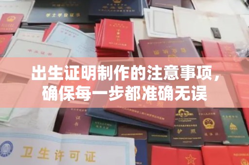 新田出生证明制作的注意事项，确保每一步都准确无误